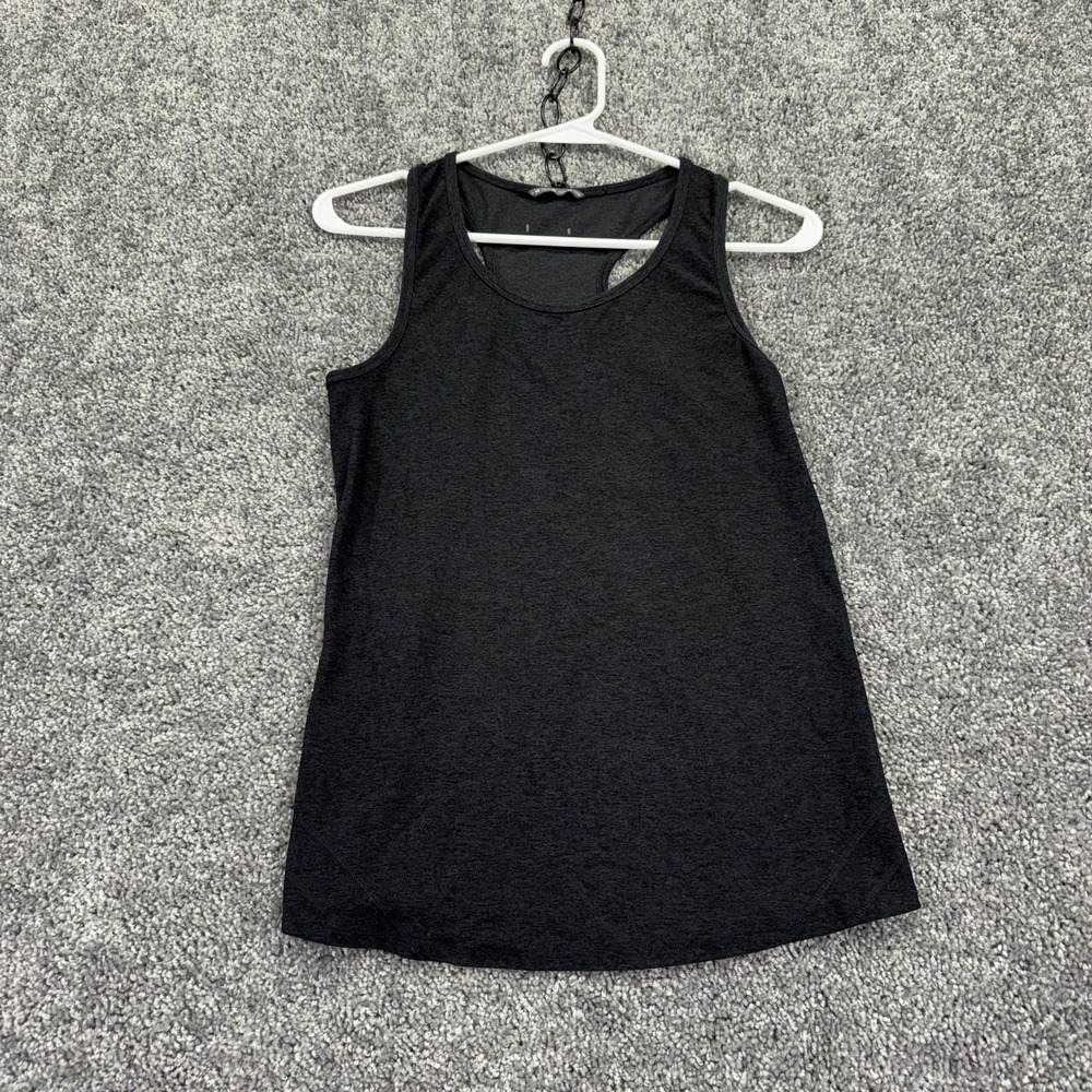 Oiselle Tank Top Womens 6 Gray Scoop Neck Racerback Running Athletic Gym